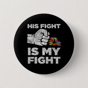 Autism Awareness Mom Dad Parents Autistic Kids Awa Button