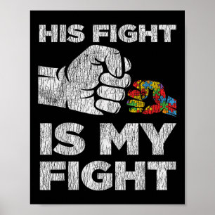 Autism Awareness Mom Dad Parents Autistic Kids Awa Poster