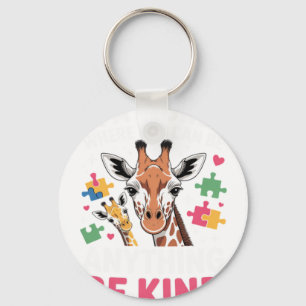 Autism Awareness Mom In a World Where You Can Be A Keychain