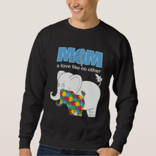 Autism Awareness Mom Love Proud Autistic Son Daugh Sweatshirt