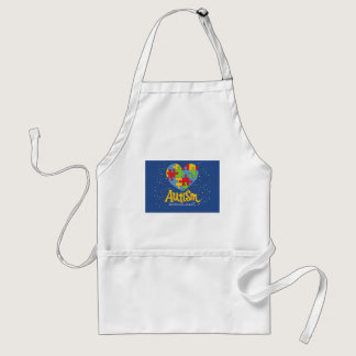 autism awareness month adult apron