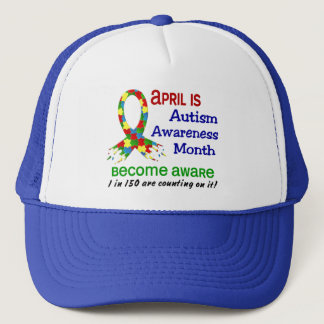 AUTISM AWARENESS MONTH APRIL TRUCKER HAT