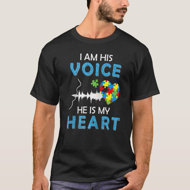 Autism Awareness Month Autism For Woman Cute Autis T-Shirt (Front)