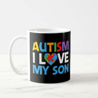 Autism Awareness Month Autistic Family Graphic I L Coffee Mug