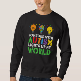 Autism Awareness Month Autistic Family Lucky Graph Sweatshirt