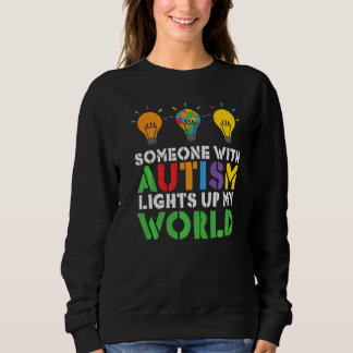 Autism Awareness Month Autistic Family Lucky Graph Sweatshirt