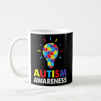 Autism Awareness Month Autistic Multi Colored Puzz Coffee Mug