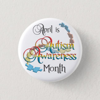 Autism Awareness Month Button