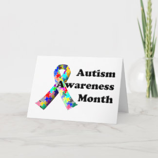 Autism Awareness Month Card