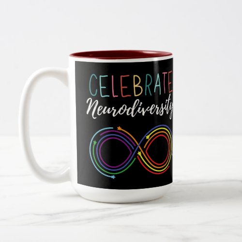 Autism Awareness Month Celebrate Neurodiversity Two_Tone Coffee Mug