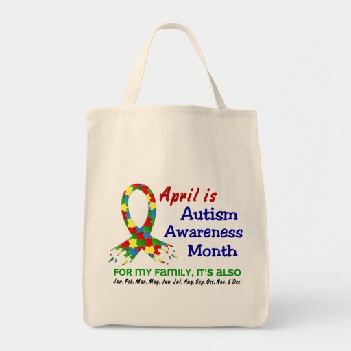 AUTISM AWARENESS MONTH EVERY MONTH BAGS | Zazzle