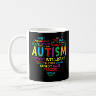 Autism Awareness Month Heart Autism Mom Women  Coffee Mug