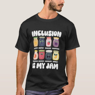 Autism Awareness Month Inclusion Is My Jam ASD Mom T-Shirt