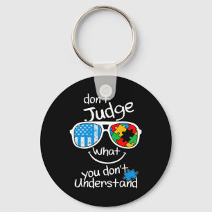 Autism Awareness Month Keychain