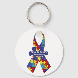 "Autism Awareness Month" Keychain