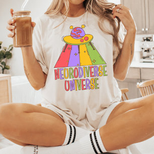 Autism Awareness Month   Neurodiverse Universe T-Shirt