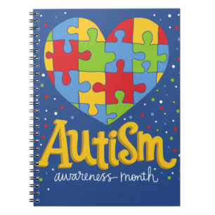 autism awareness month notebook
