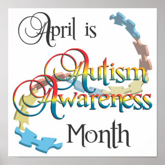 Autism Awareness Month Poster Art