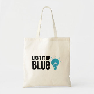 Autism Awareness Month Support Light It Up Blue Tote Bag