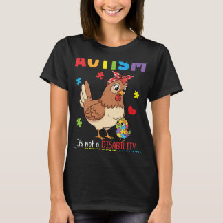 Autism Awareness Mother Chicken Different Ability T-Shirt