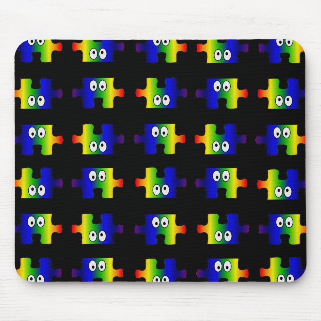 Autism Awareness Mouse Pad (Front)