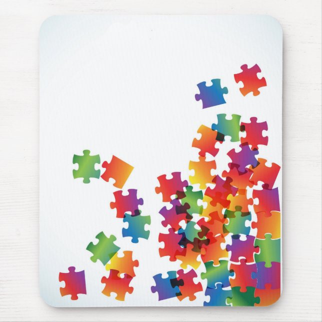 Autism Awareness Mousepad Puzzle (Front)