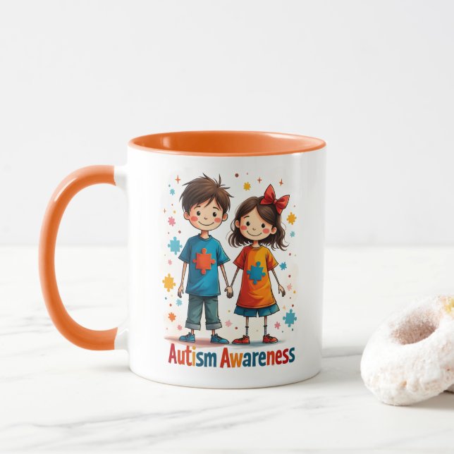 Autism Awareness Mug (With Donut)