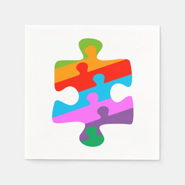 Autism Awareness Napkins (Front)