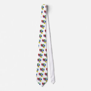 Autism Awareness Neck Tie