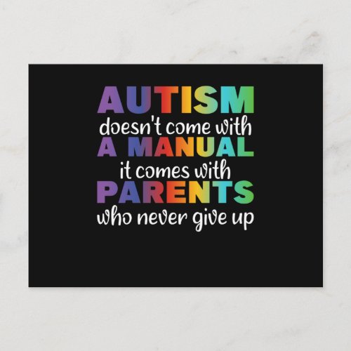 Autism Awareness Okay To Be Different Leo Postcard