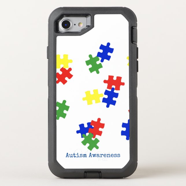 Autism Awareness Otter Box Cell Phone Case (Back)