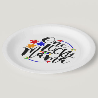 Autism Awareness Paper Plate