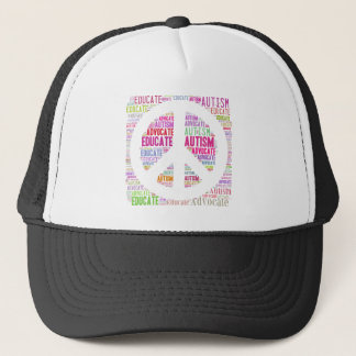 Autism Awareness Peach Products Trucker Hat