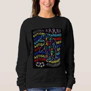 Autism Awareness Penguin For Teacher Autism Moms D Sweatshirt