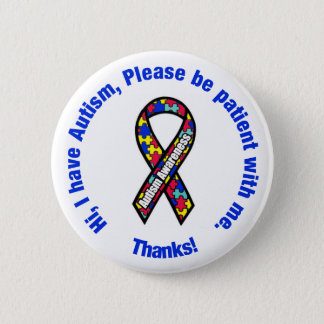 Autism Awareness Pin / Button Badge