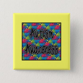 Autism Awareness Pinback Button by kokobaby at Zazzle