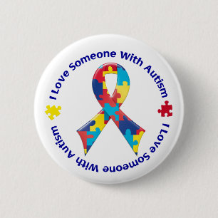 Autism Awareness Pinback Button