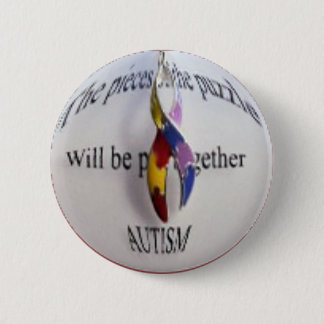 autism awareness pinback button