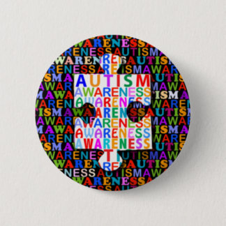 Autism Awareness Pinback Button