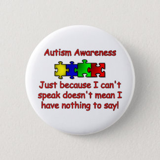 Autism Awareness Pinback Button