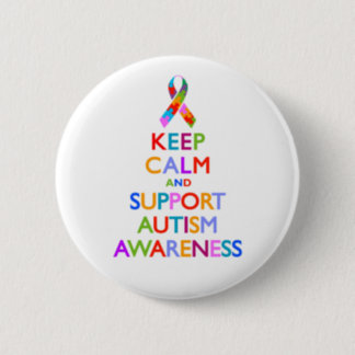 Autism Awareness Pinback Button