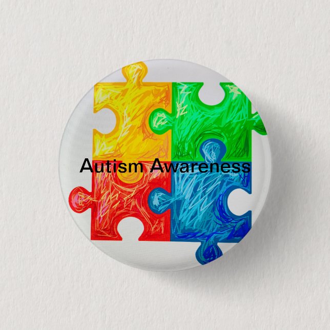 Autism Awareness pins (Front)
