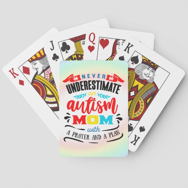 Autism Awareness Playing Cards (Back)