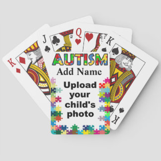 Autism Awareness Playing Cards Puzzle Customize