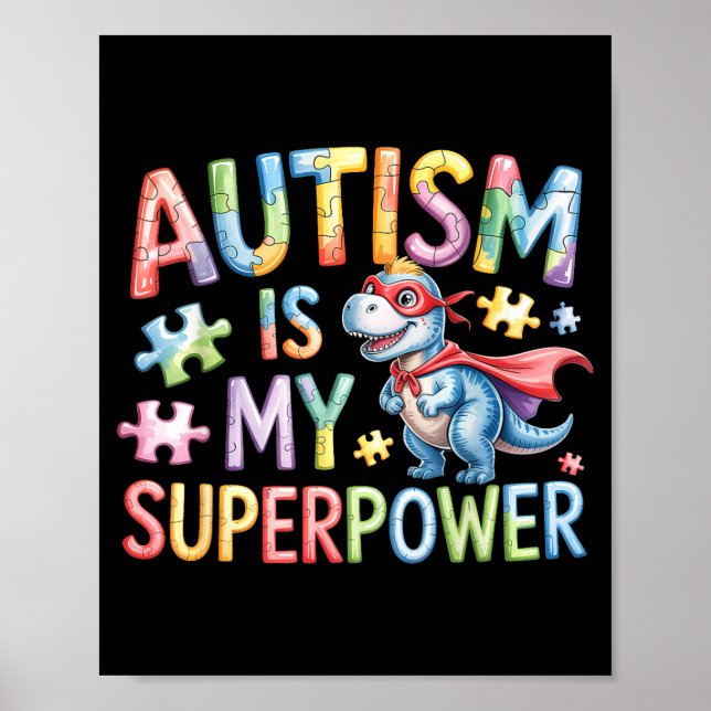 Autism awareness  poster (Front)