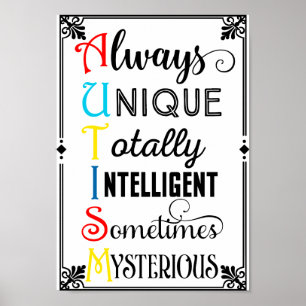 Autism Awareness Poster