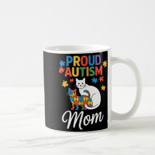 Autism awareness proud autism mom coffee mug