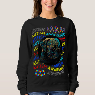 Autism Awareness Pug For Teacher Autism Moms Dad G Sweatshirt