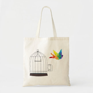 Autism Awareness Puzzle Bird T-Shirt Tote Bag