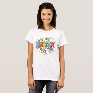 Autism Awareness Puzzle Bow T-Shirt
